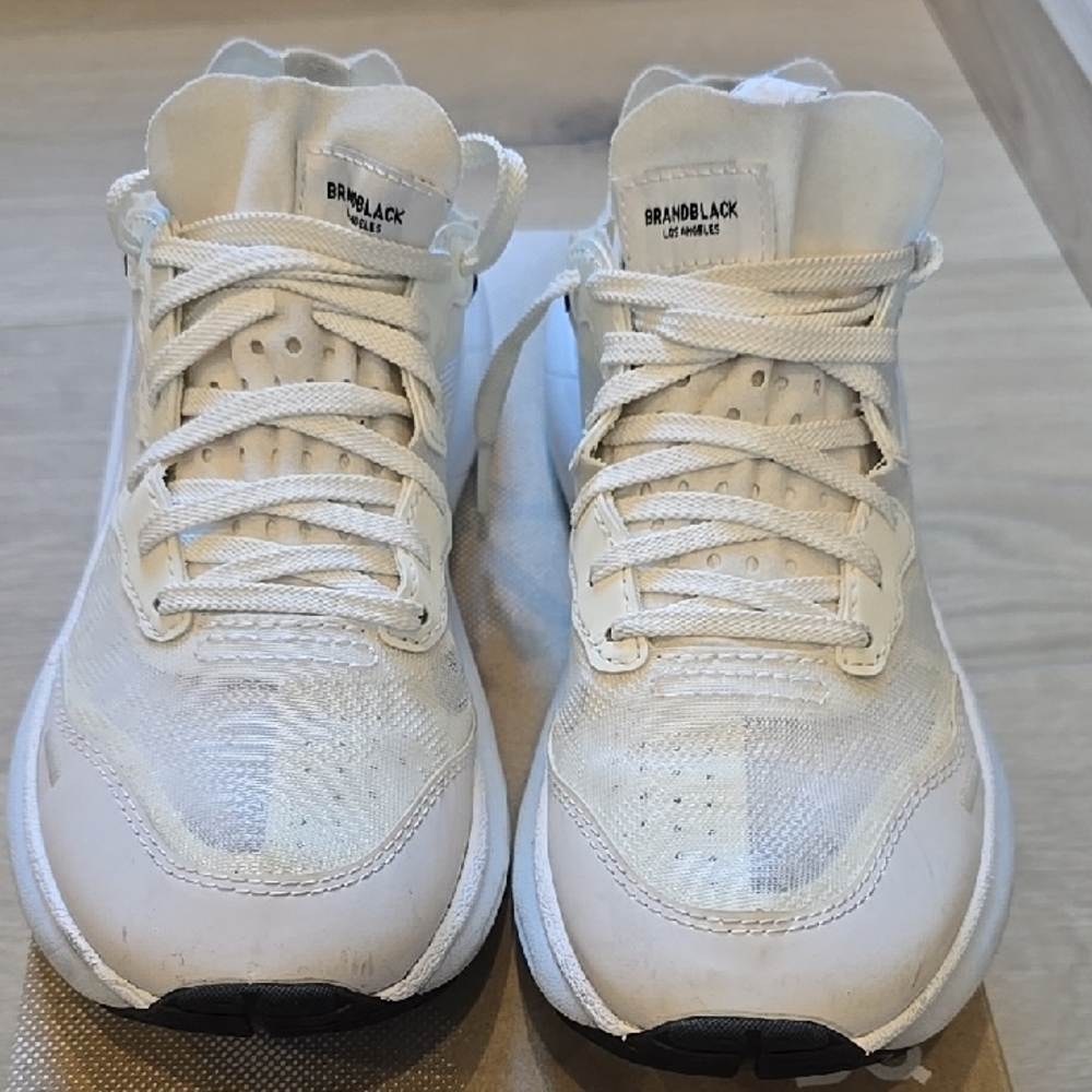 Brandblack Cream High-Top Sneakers